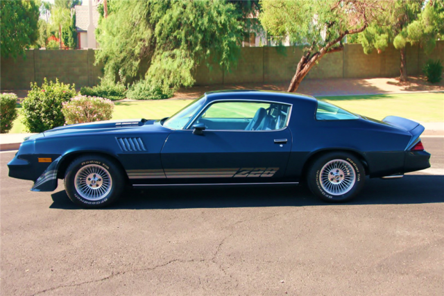 1979 Blue Chevrolet Camaro Coupe