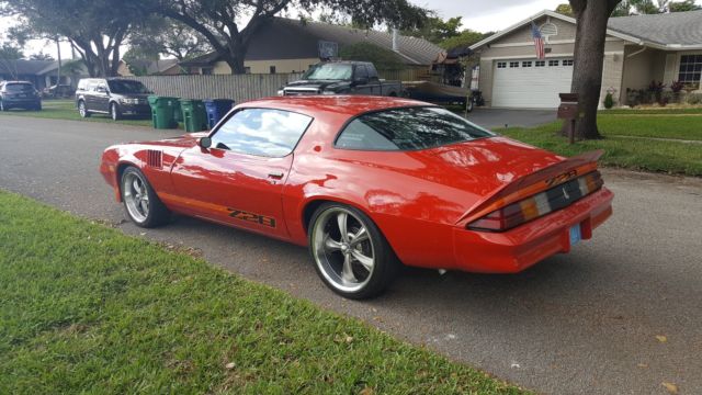 1979 Red Chevrolet Camaro Coupe