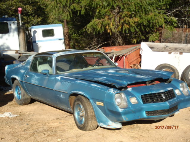 1979 Blue Chevrolet Camaro Coupe