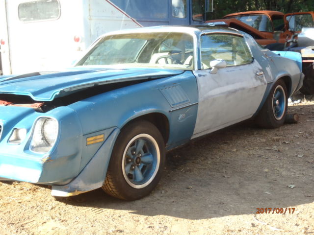 1979 Blue Chevrolet Camaro Coupe