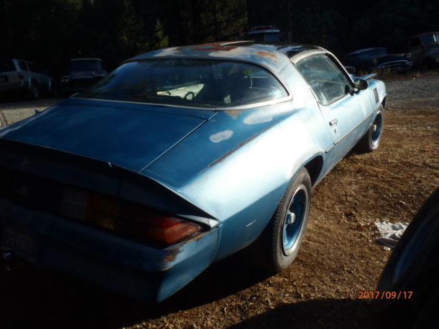 1979 Blue Chevrolet Camaro Coupe