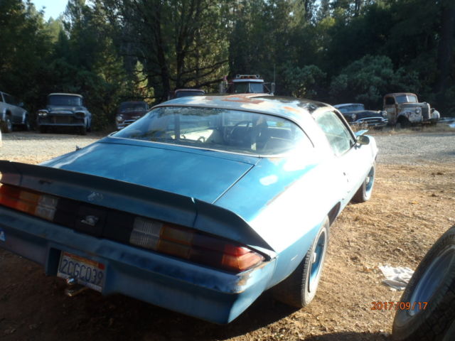 1979 Blue Chevrolet Camaro Coupe
