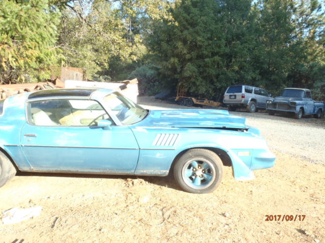 1979 Blue Chevrolet Camaro Coupe