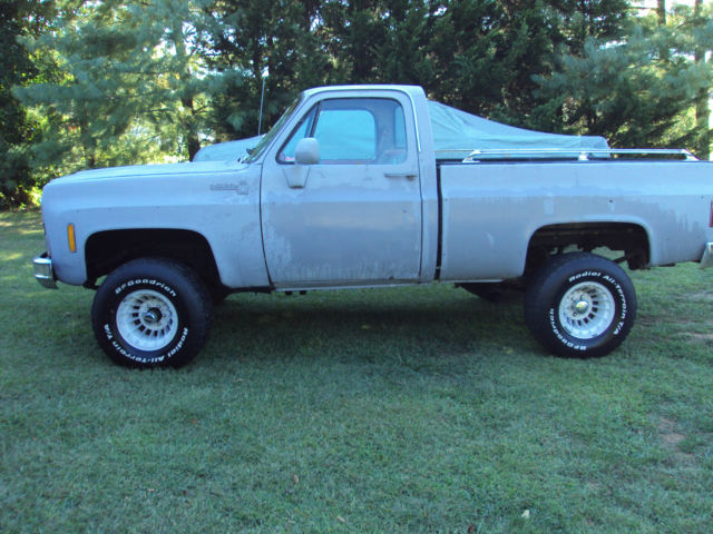 1979 Grey Chevrolet C/K Pickup 1500 4-wheel drive pick-up