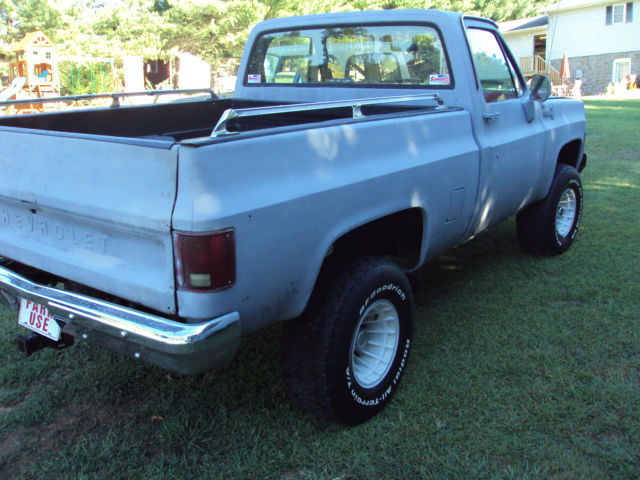 1979 Grey Chevrolet C/K Pickup 1500 4-wheel drive pick-up