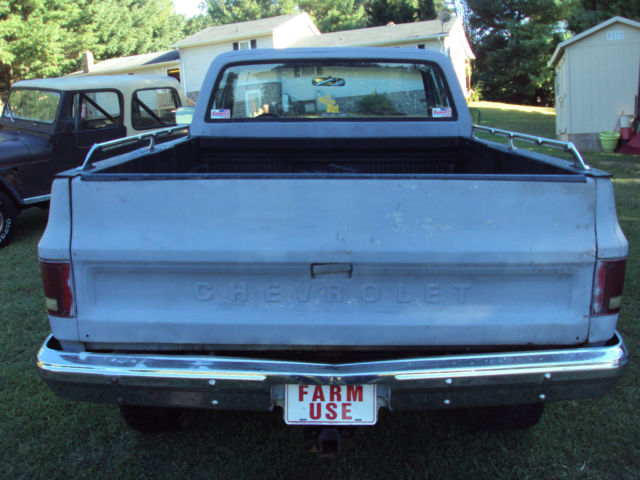1979 Grey Chevrolet C/K Pickup 1500 4-wheel drive pick-up