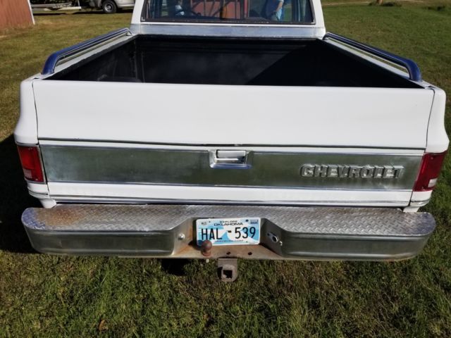 1979 White Chevrolet C-10