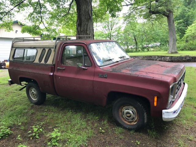 1979 Red Chevrolet C-10 Standard Cab Pickup