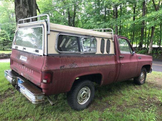 1979 Red Chevrolet C-10 Standard Cab Pickup