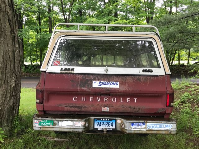 1979 Red Chevrolet C-10 Standard Cab Pickup