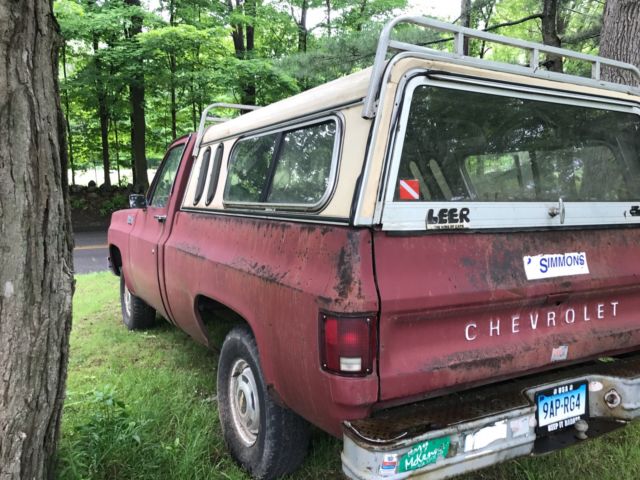 1979 Red Chevrolet C-10 Standard Cab Pickup