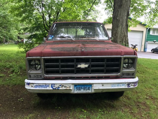 1979 Red Chevrolet C-10 Standard Cab Pickup