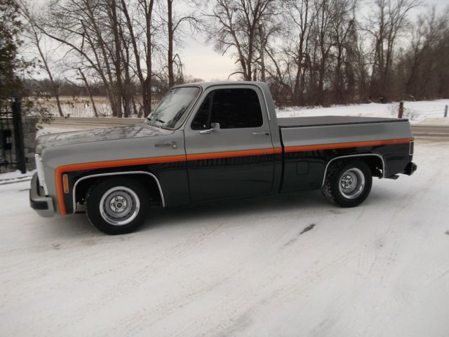 1979 Black Chevrolet C-10 SHORTY PICK UP