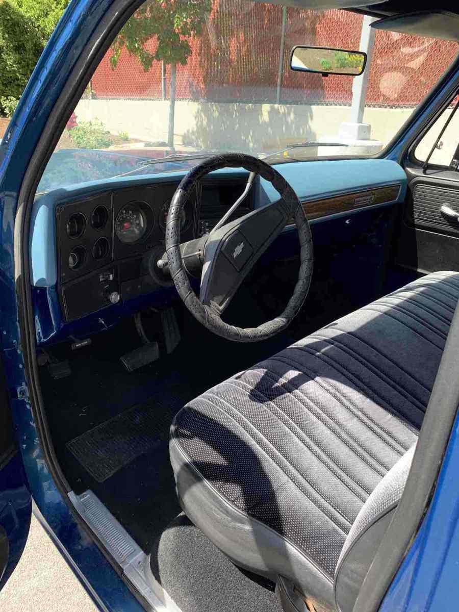 1979 Blue Chevrolet C10/K10 Pickup
