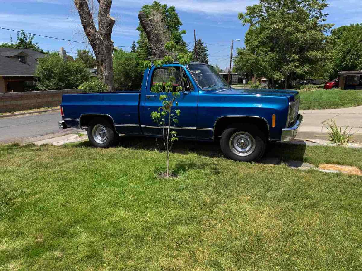 1979 Blue Chevrolet C10/K10 Pickup