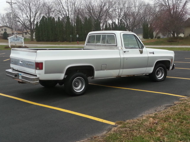1979 Frost White Silver Chevrolet C-10 Standard Cab Pickup