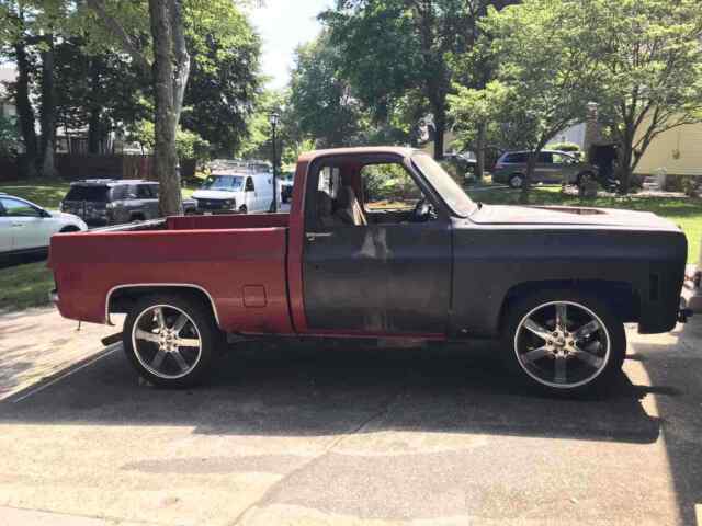 1979 Red Chevrolet C10/K10 Pickup