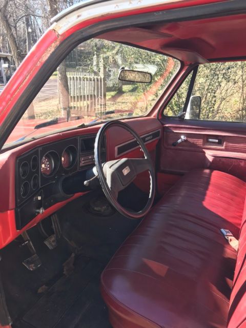 1979 Red Chevrolet Other Pickups Standard Cab Pickup