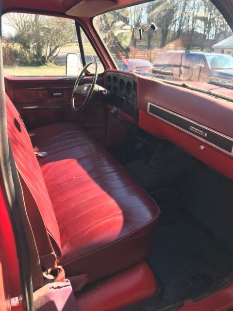 1979 Red Chevrolet Other Pickups Standard Cab Pickup