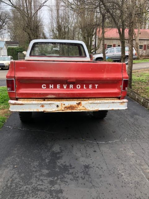 1979 Red Chevrolet Other Pickups Standard Cab Pickup