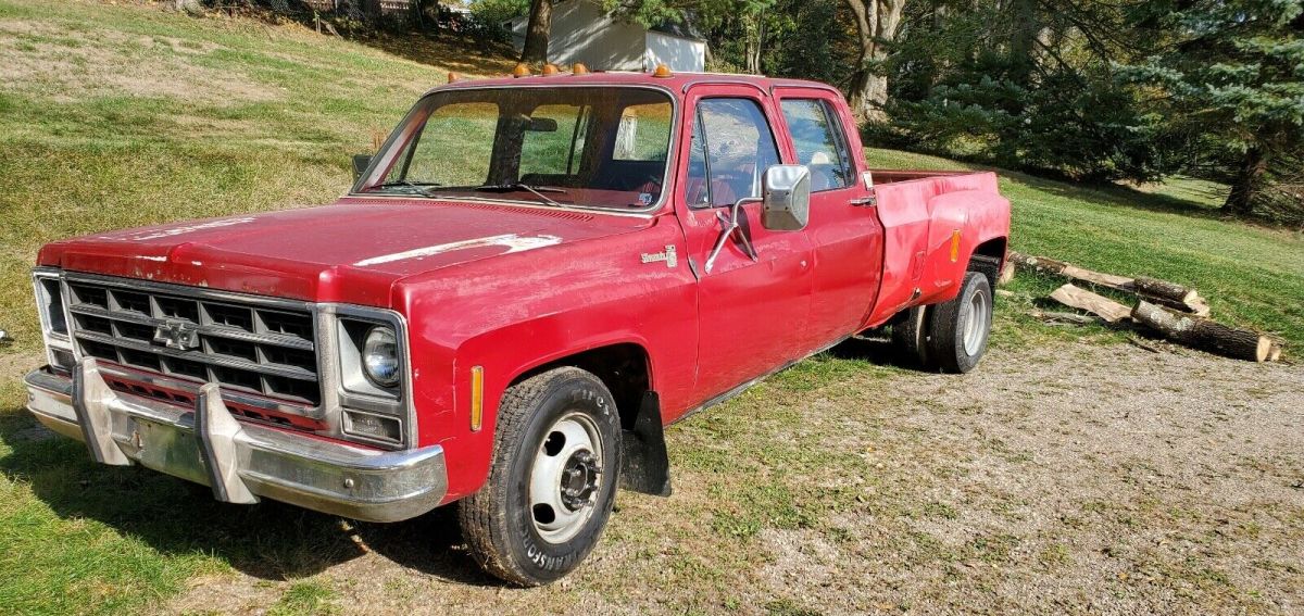 1979 Red Chevrolet C30 Crew Cab Pickup
