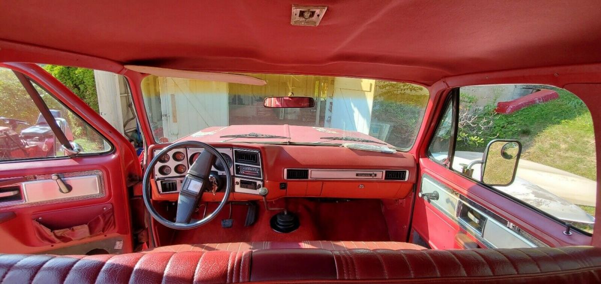 1979 Red Chevrolet C30 Crew Cab Pickup