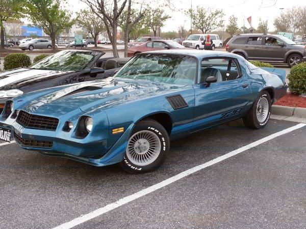 1979 Blue Chevrolet Camaro Coupe
