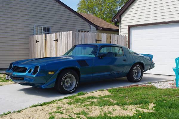 1979 Blue Chevrolet Camaro Coupe