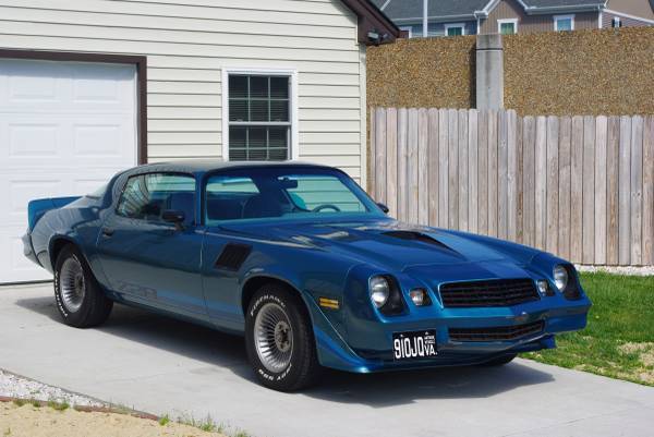 1979 Blue Chevrolet Camaro Coupe