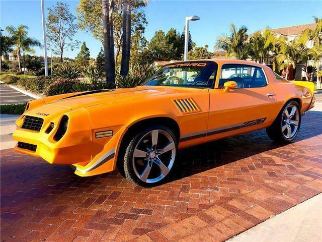 1979 Orange Chevrolet Camaro coupe