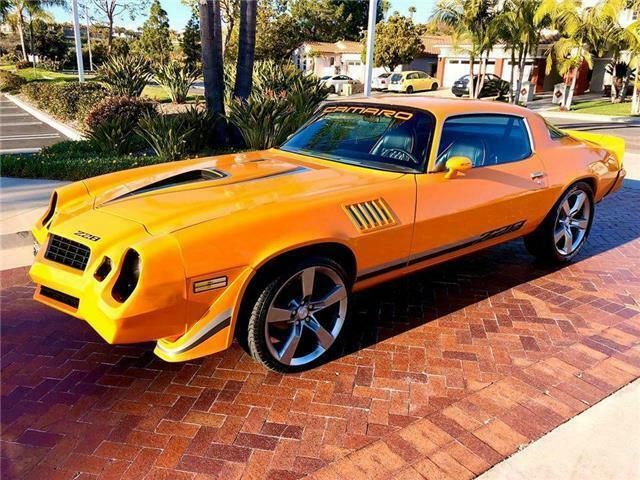 1979 Orange Chevrolet Camaro coupe