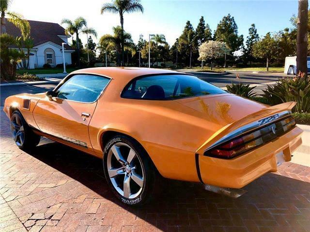 1979 Orange Chevrolet Camaro coupe