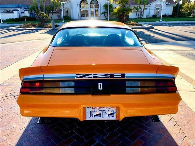 1979 Orange Chevrolet Camaro coupe