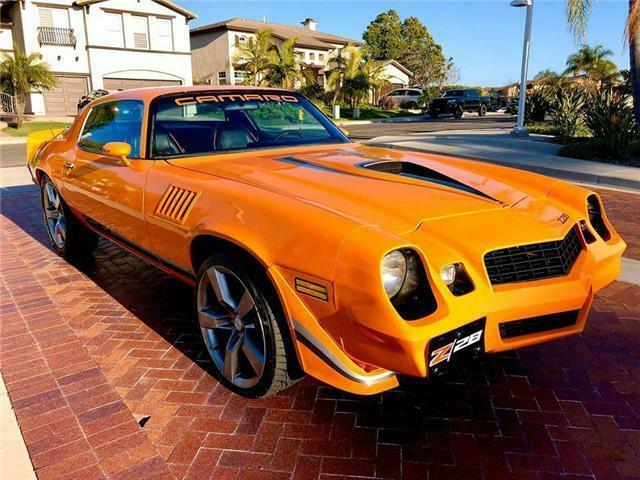 1979 Orange Chevrolet Camaro coupe