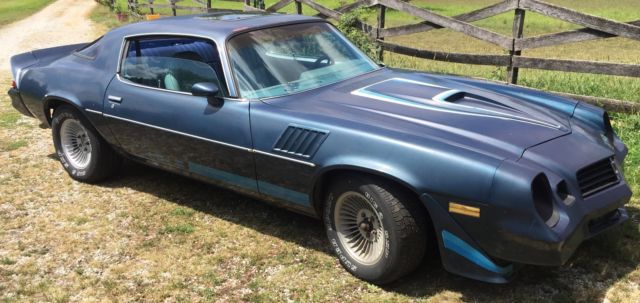 1979 Blue Chevrolet Camaro Coupe
