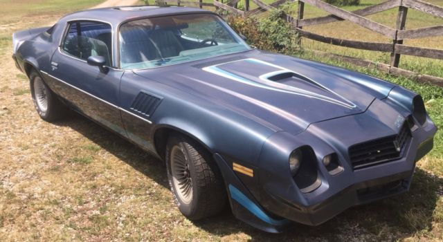 1979 Blue Chevrolet Camaro Coupe