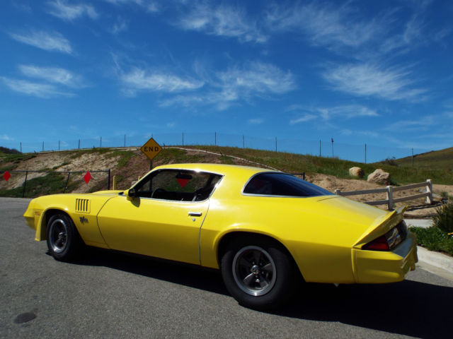 1979 Yellow Chevrolet Camaro Coupe