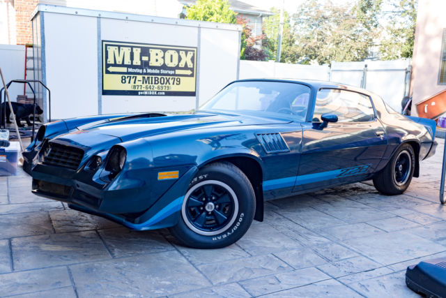 1979 Blue Chevrolet Camaro Coupe