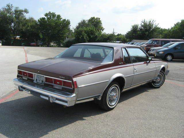 1979 Burgundy Chevrolet Capriceold Coupe