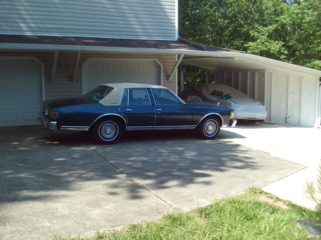 1979 Blue Chevrolet Caprice Sedan