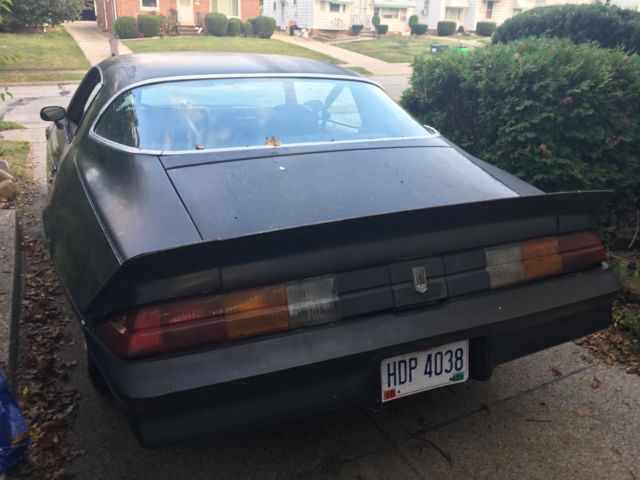 1979 Black Chevrolet Camaro Coupe