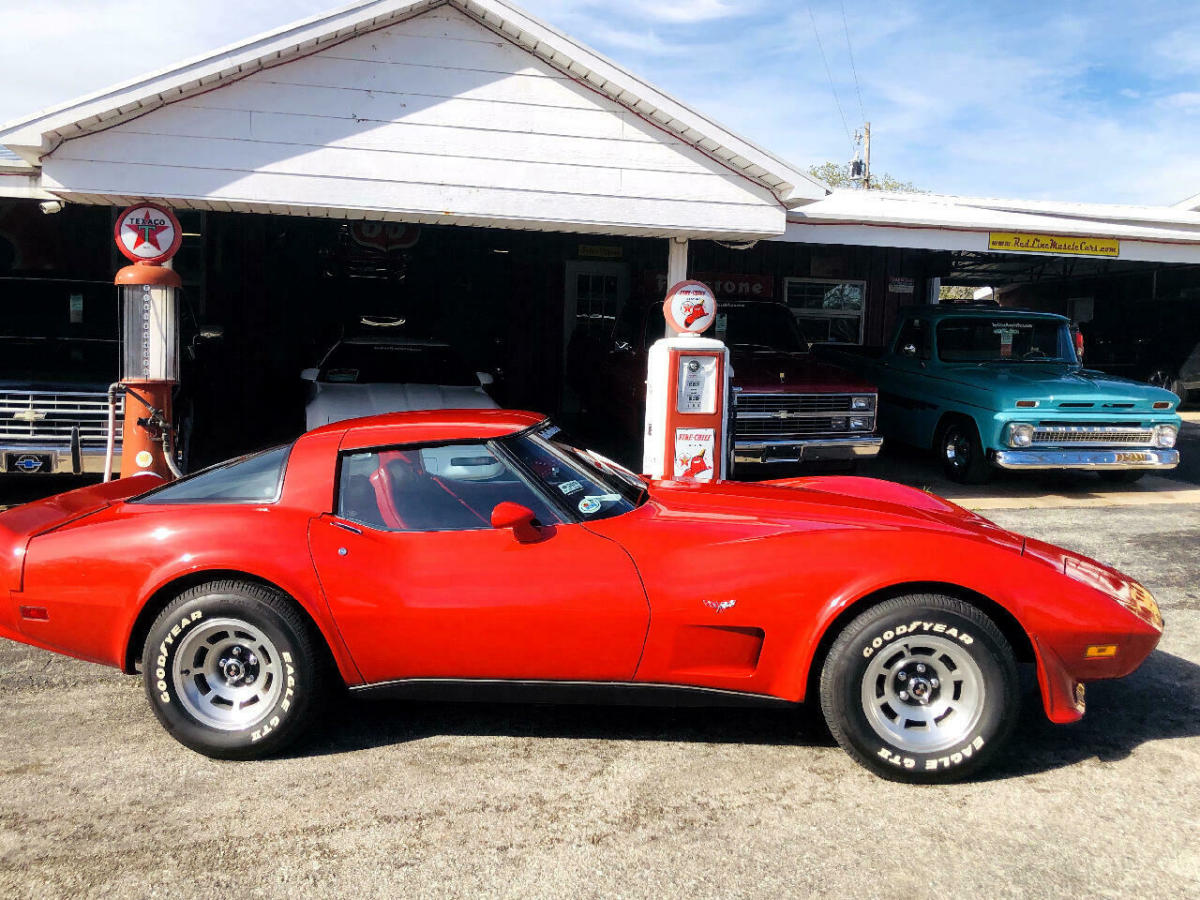 1979 Red Chevrolet Corvette --