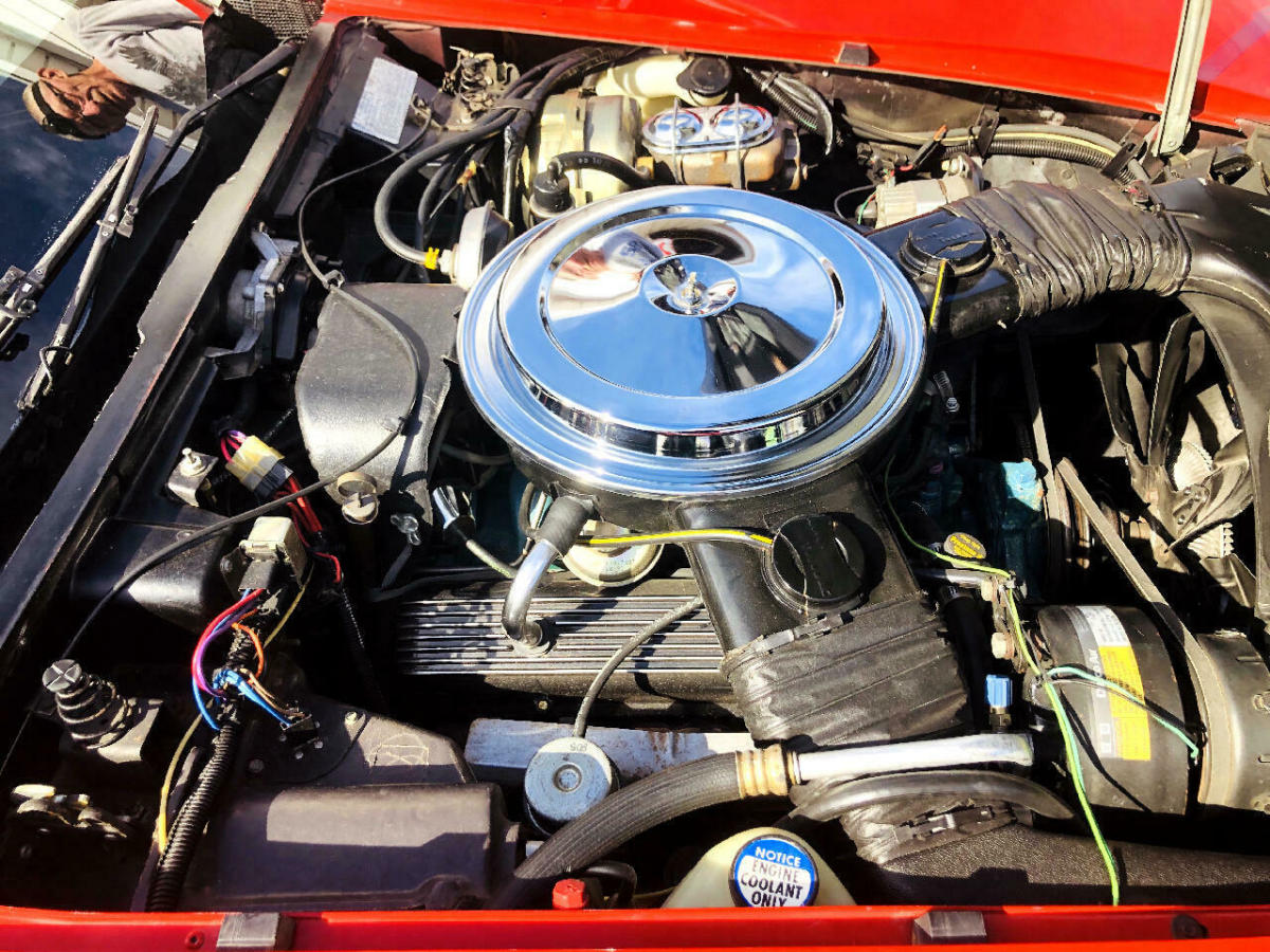 1979 Red Chevrolet Corvette --