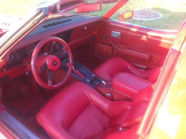 1979 Red Chevrolet Corvette Coupe