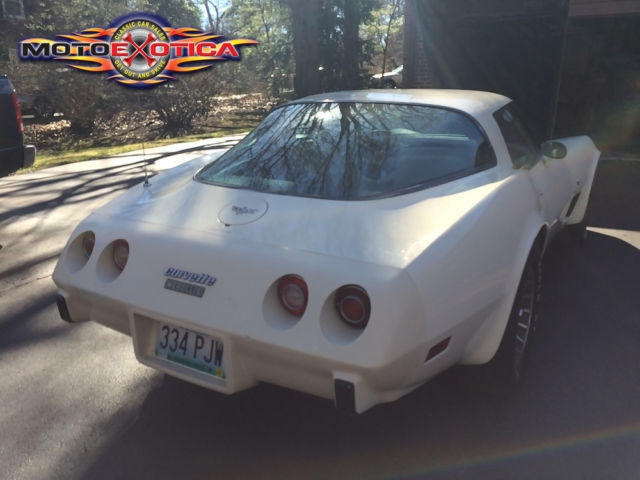 1979 Cream Chevrolet Corvette Coupe