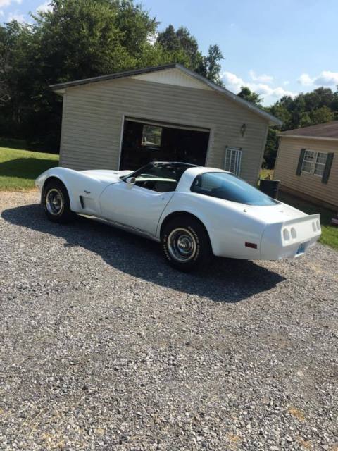 1979 White Chevrolet Corvette Coupe