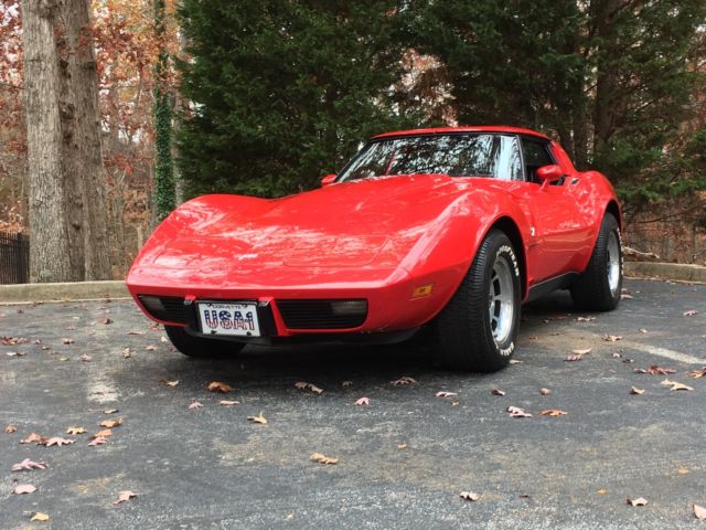 1979 Red Chevrolet Corvette T-Top