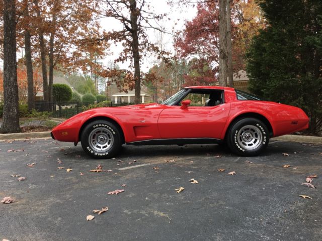 1979 Red Chevrolet Corvette T-Top