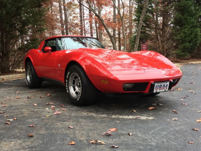 1979 Red Chevrolet Corvette T-Top