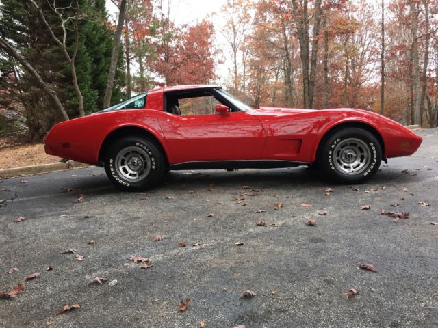 1979 Red Chevrolet Corvette T-Top